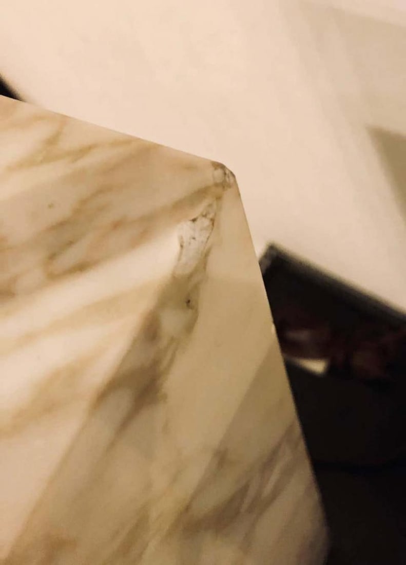 Fine Custom Pair of T. H. Robsjohn-Gibbings Marble Column Form Table Lamps - 7