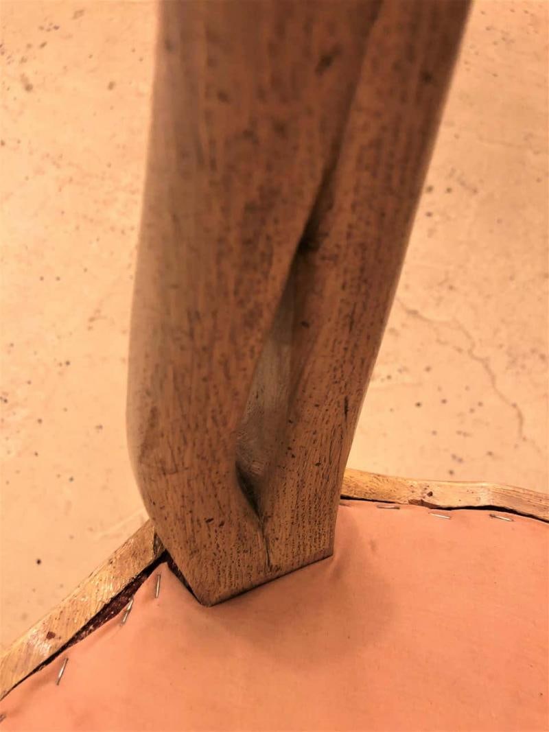 Set of Eight Hollywood Regency Style Louis Pistono Distressed Dining Chairs - 10