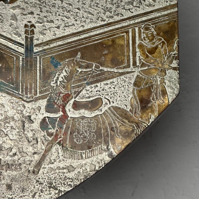 Philip and Kelvin LaVerne, Mid-Century Modern, Tao Side Tables, Bronze, 1960s - 12