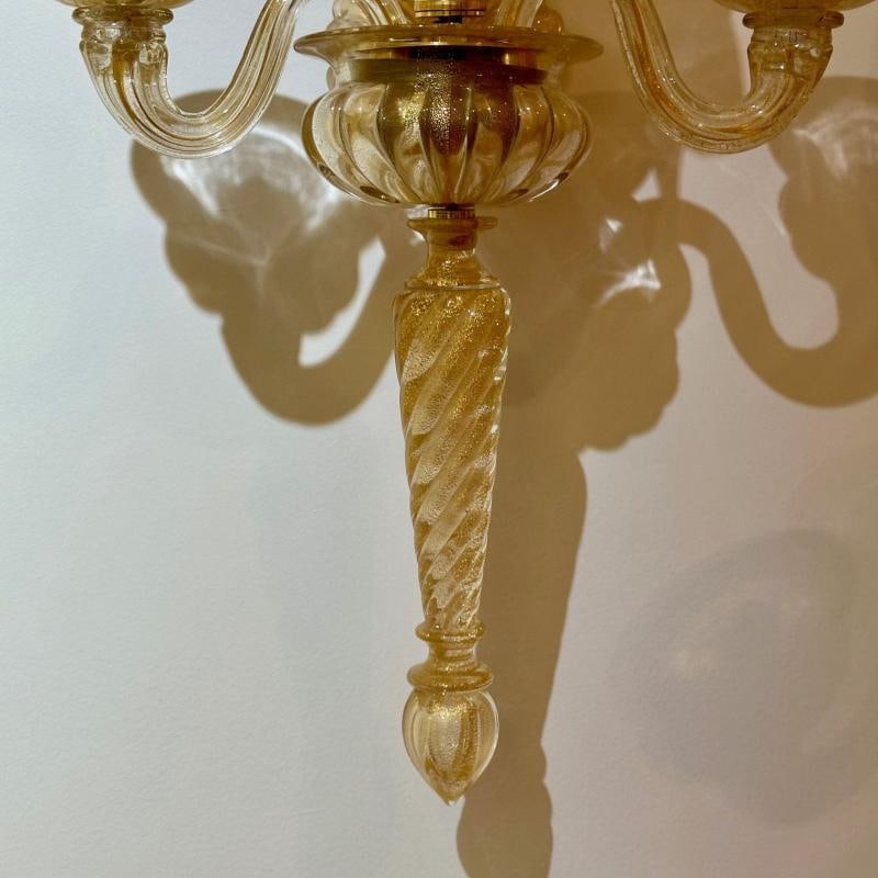 Archimede Seguso, Barovier & Toso, Italian Mid-Century Modern, Swan Sconces - 7