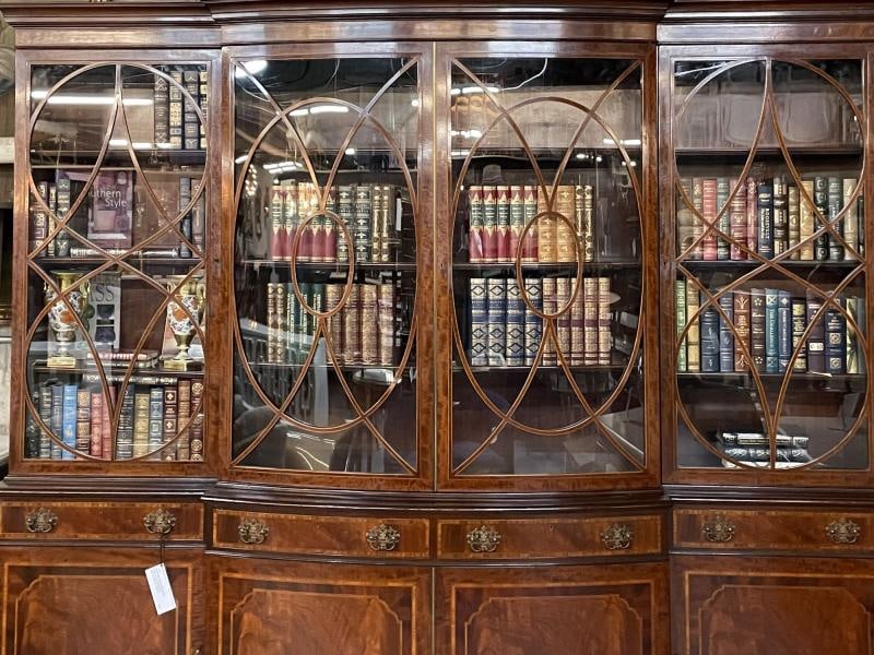Schmieg & Kotzian, Georgian, Breakfront or Bookcase, Mahogany, Satinwood, 1920s - 7