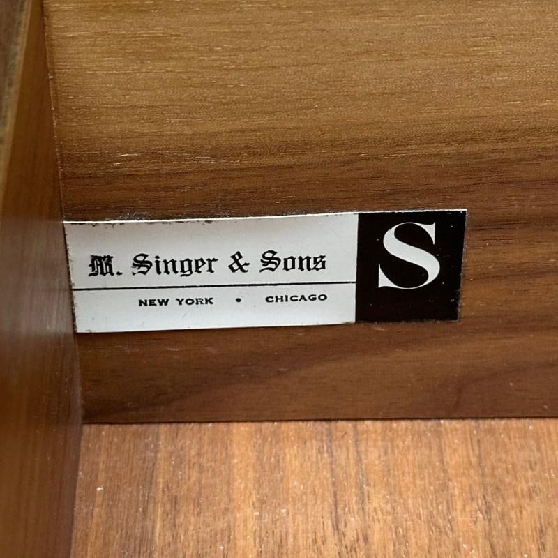 Gio Ponti, Singer & Sons, Italian Mid-Century Modern, Cabinet, Walnut, Labeled - 10