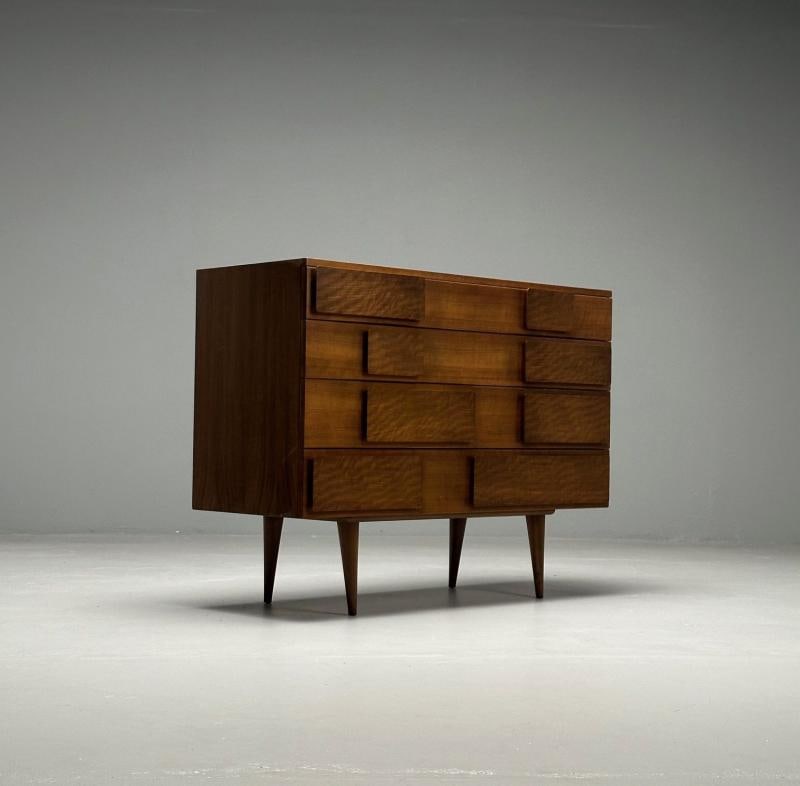 Gio Ponti, Singer & Sons, Italian Mid-Century Modern, Cabinet, Walnut, Labeled - 2