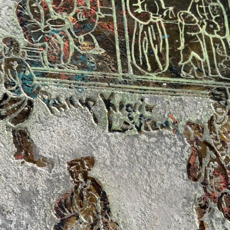 Philip & Kelvin LaVerne, Large Spring Festival Console Table, Bronze, 1960s - 9