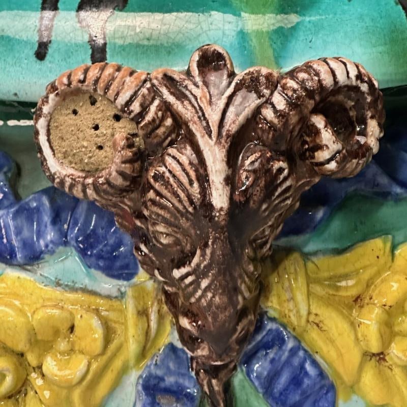 Italian, Majolica, Modern Palatial Jardinière or Planter, Outdoor, Italy, 1960s - 6