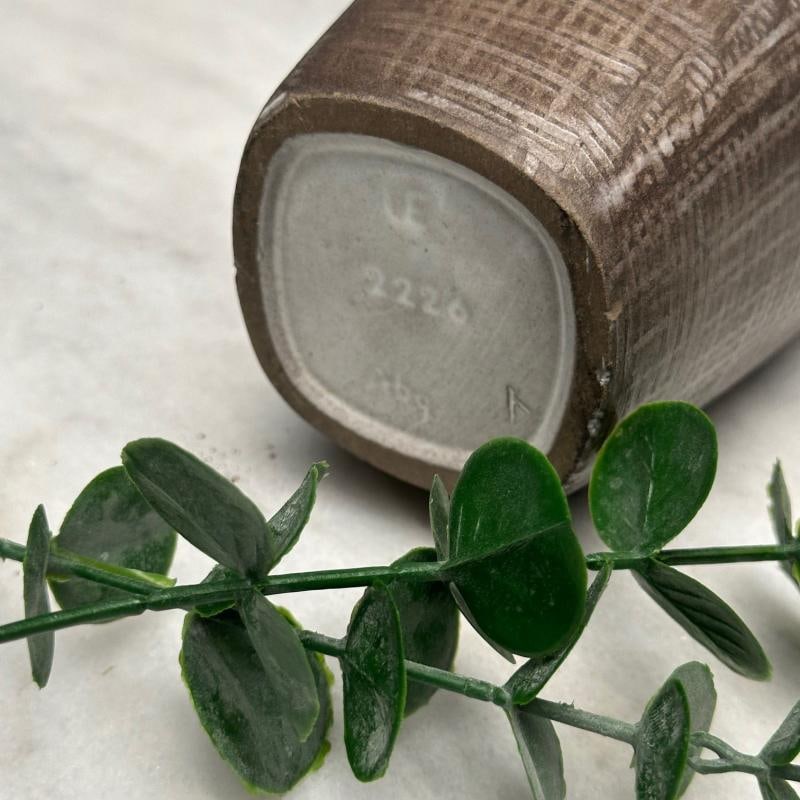 Ingrid Atterberg, Ekeby, Swedish Mid-Century Modern, Tan Vase, Stoneware,1960s - 10