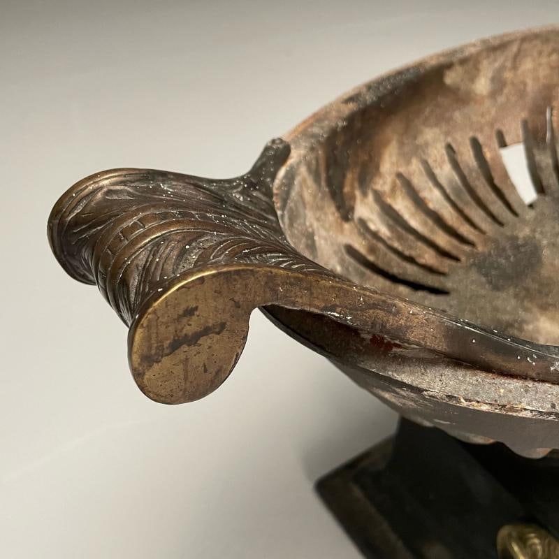 Regency, George III Style, Large Urn Planter, Cast Iron, Brass, England, 20th C. - 11