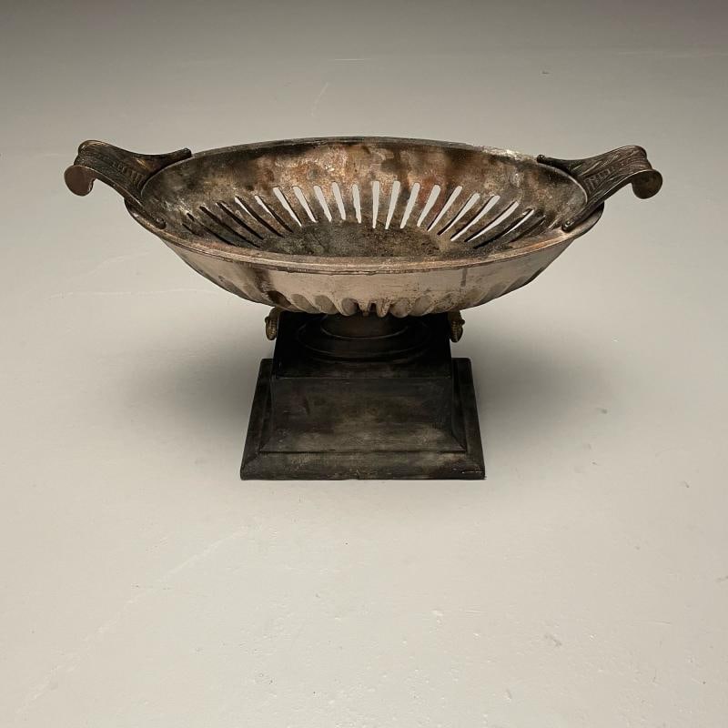 Regency, George III Style, Large Urn Planter, Cast Iron, Brass, England, 20th C. - 7