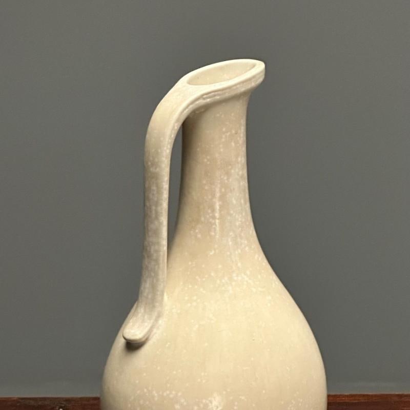 Gunnar Nylund, Swedish Mid-Century Modern, Ceramic Vase, Eggshell Glaze, 1940s - 4