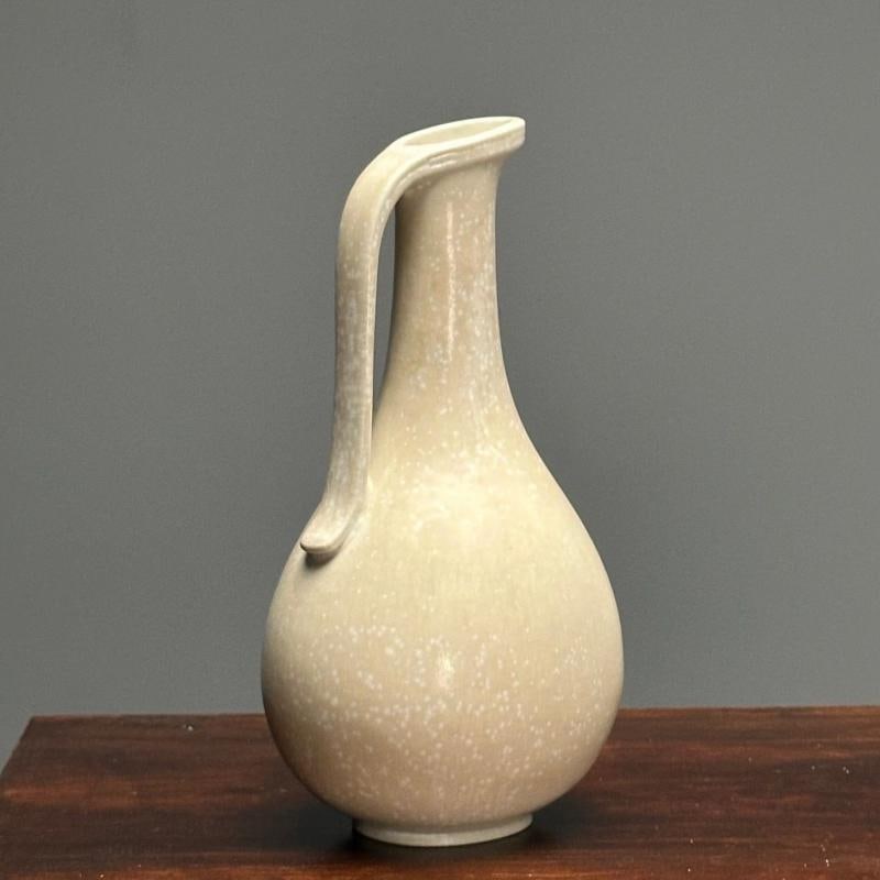 Gunnar Nylund, Swedish Mid-Century Modern, Ceramic Vase, Eggshell Glaze, 1940s - 5