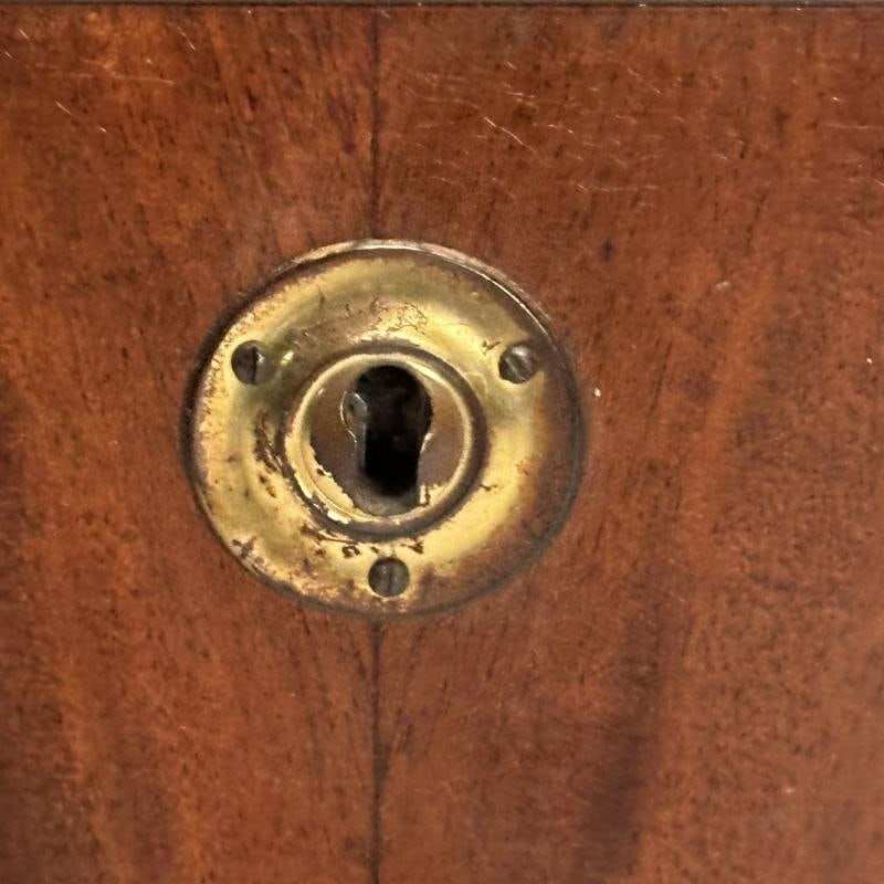 Gustavian, Louis XVI Style, Small Swedish Chest, Brass, Marble, Sweden, 1970s - 8