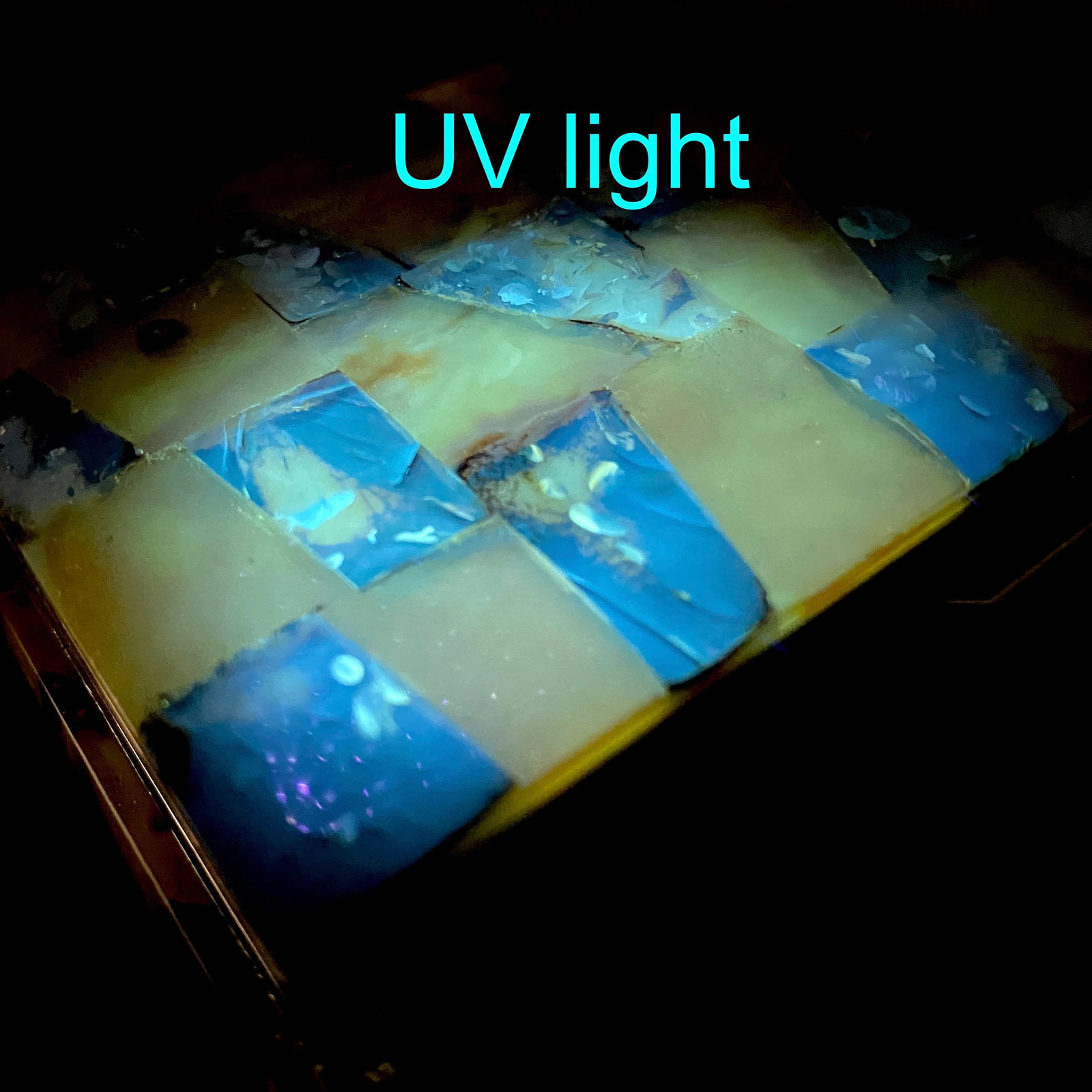 Antique Amber Jewellery box - 8