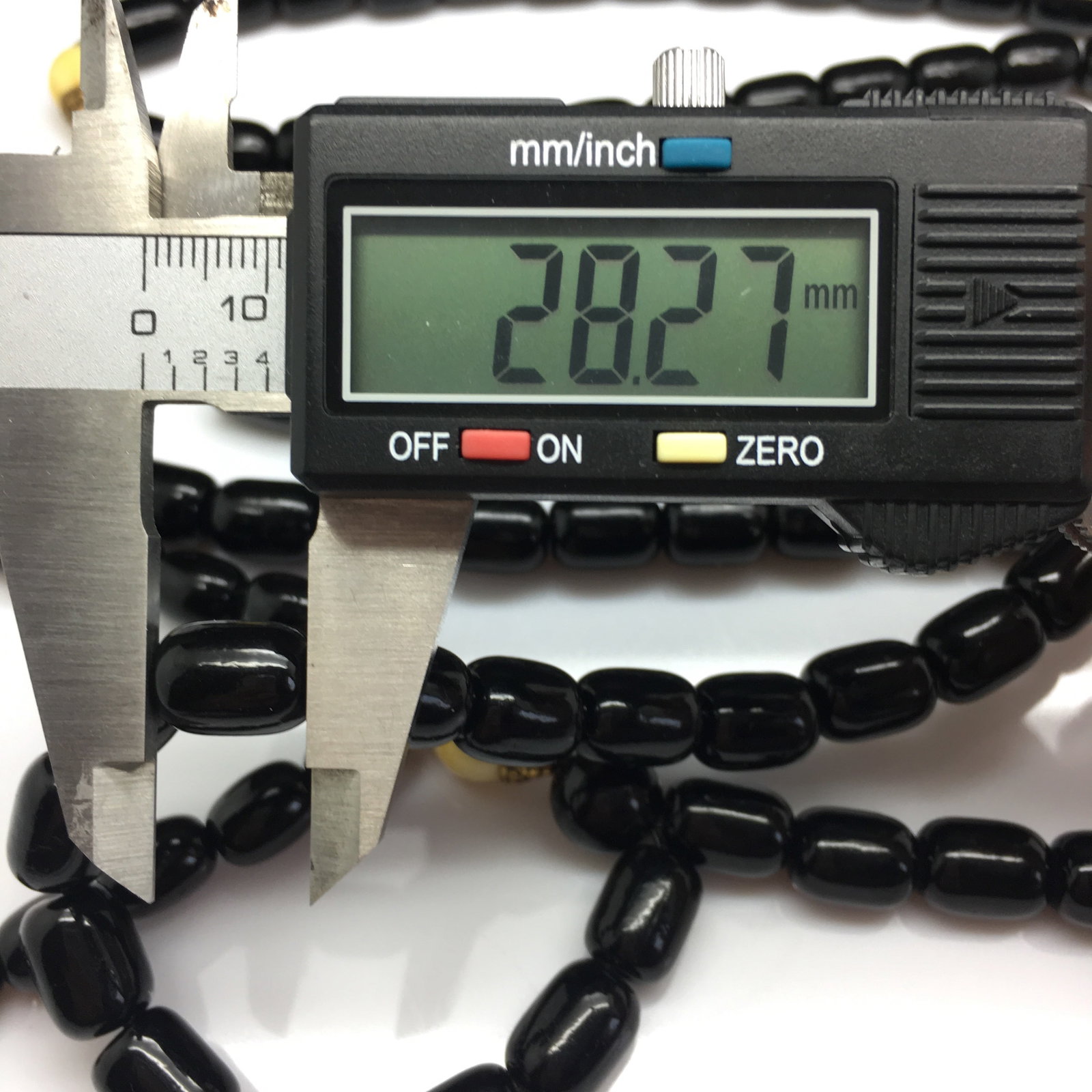 Incredible Amber Mala made from Barrel shaped Amber beads - 7