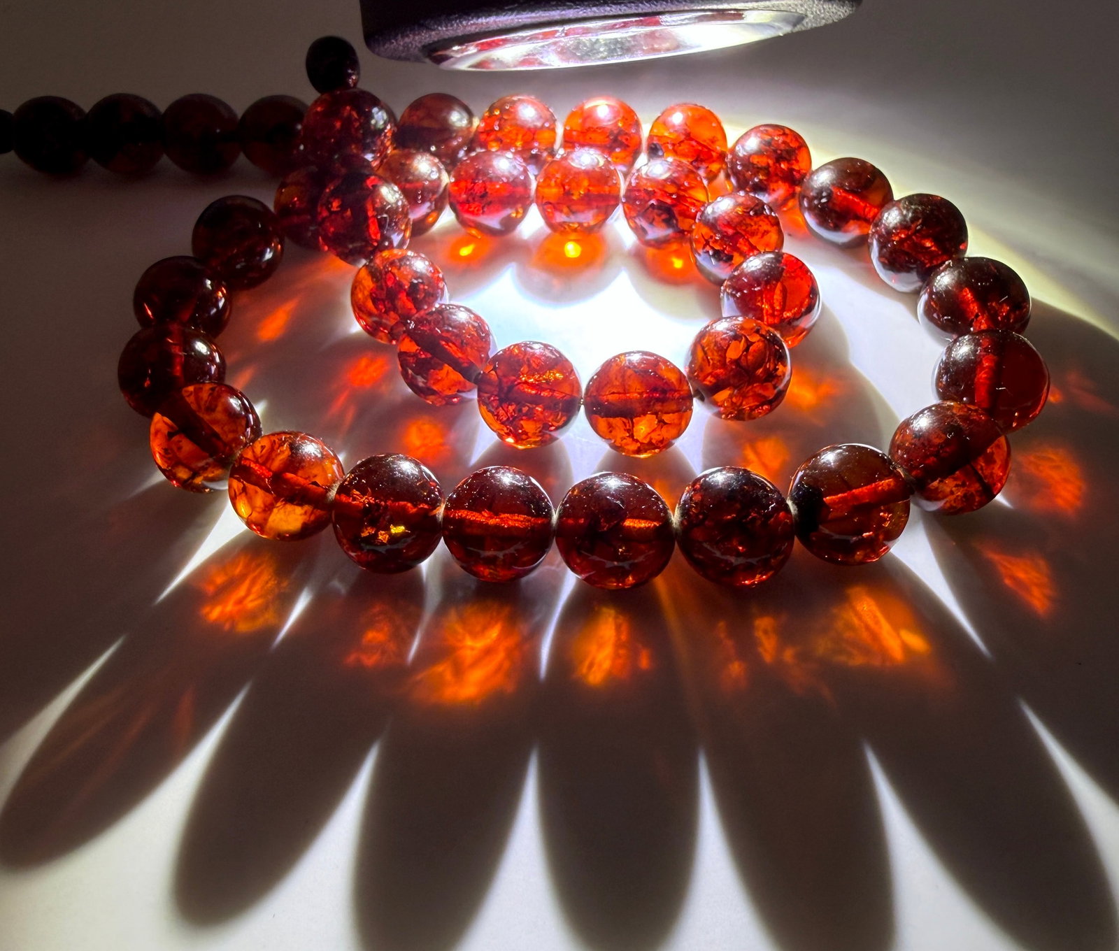 Amazing Amber Necklace made from Round Amber beads - 4