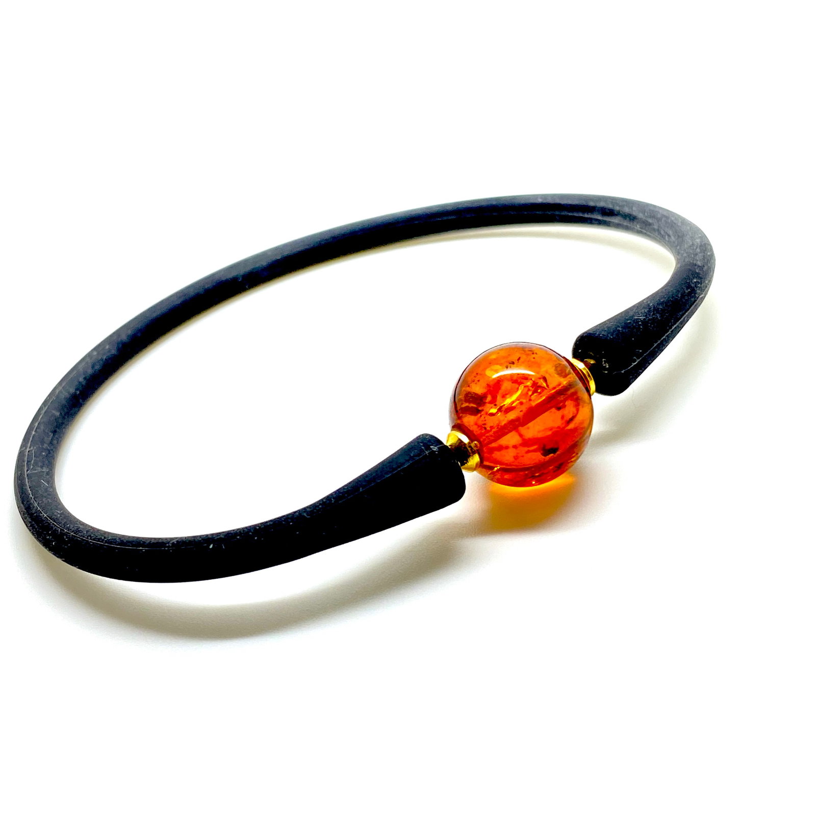 Remarkable Amber Bracelet made from Round Amber bead - 5