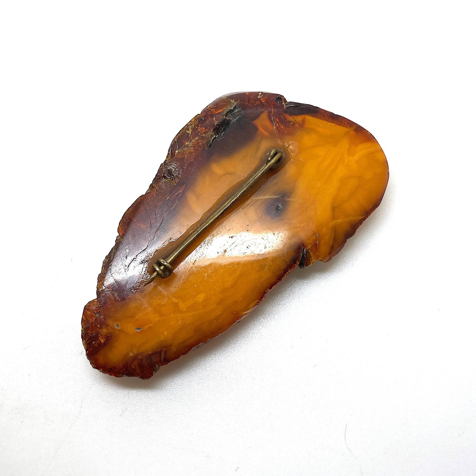 Beautiful Vintage Amber Brooch - 3