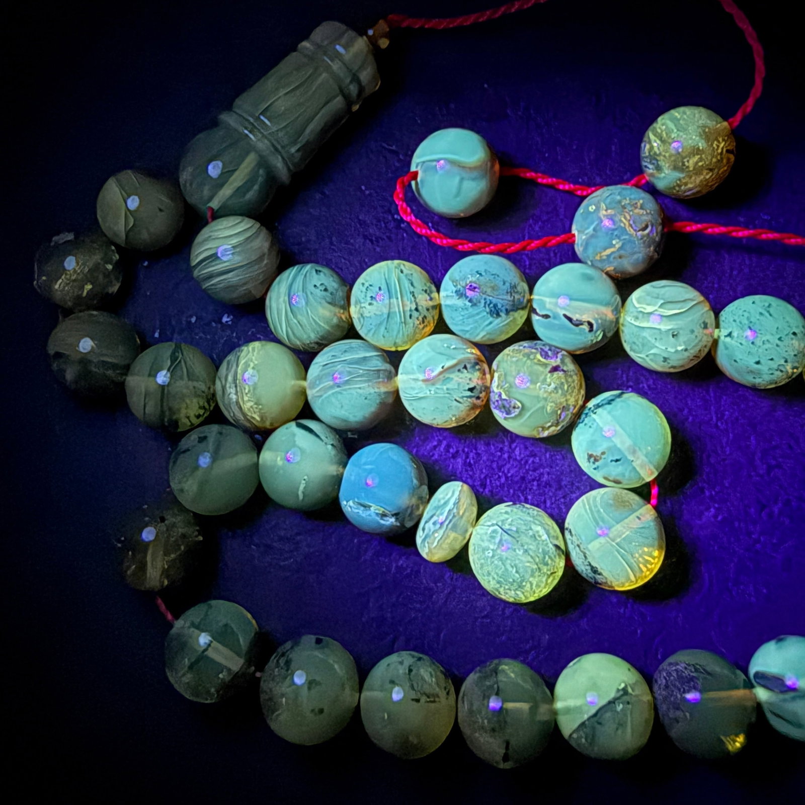 Unique and Exquisite Amber Tesbih made from Round Amber beads - 11