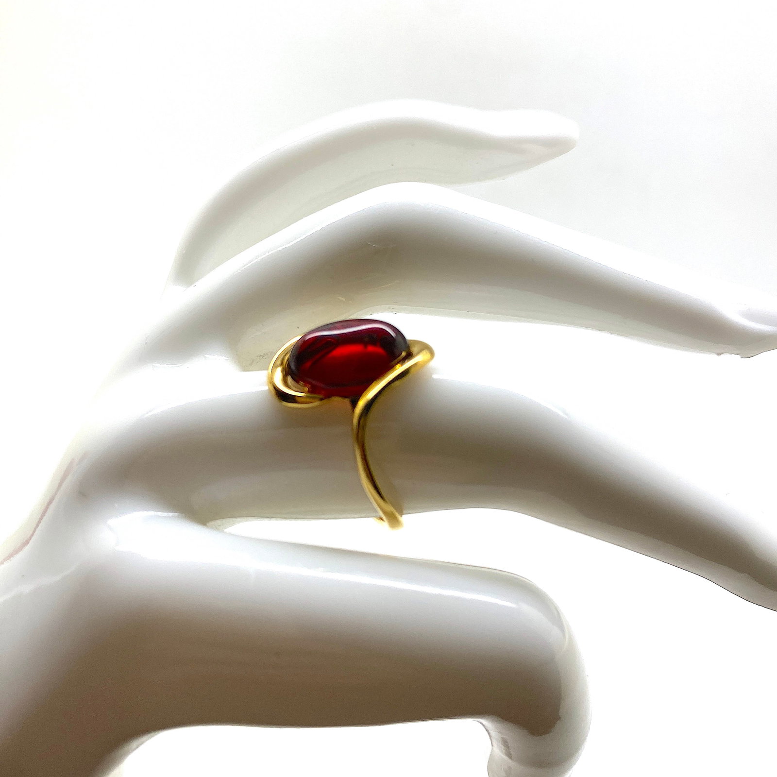 Fascinating Amber Ring - 5