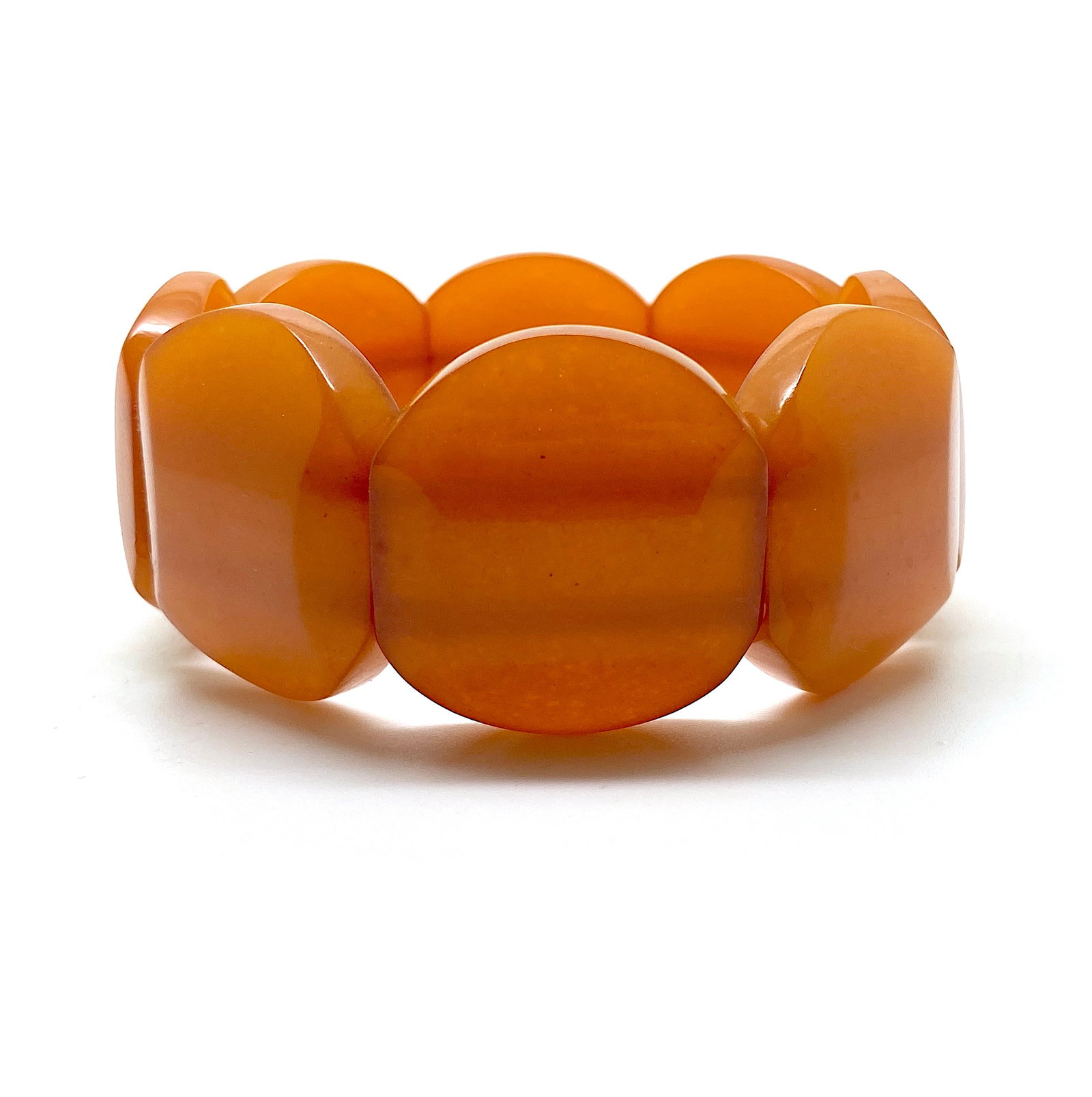 Unique and Splendid cut Amber bangle bracalet - 8