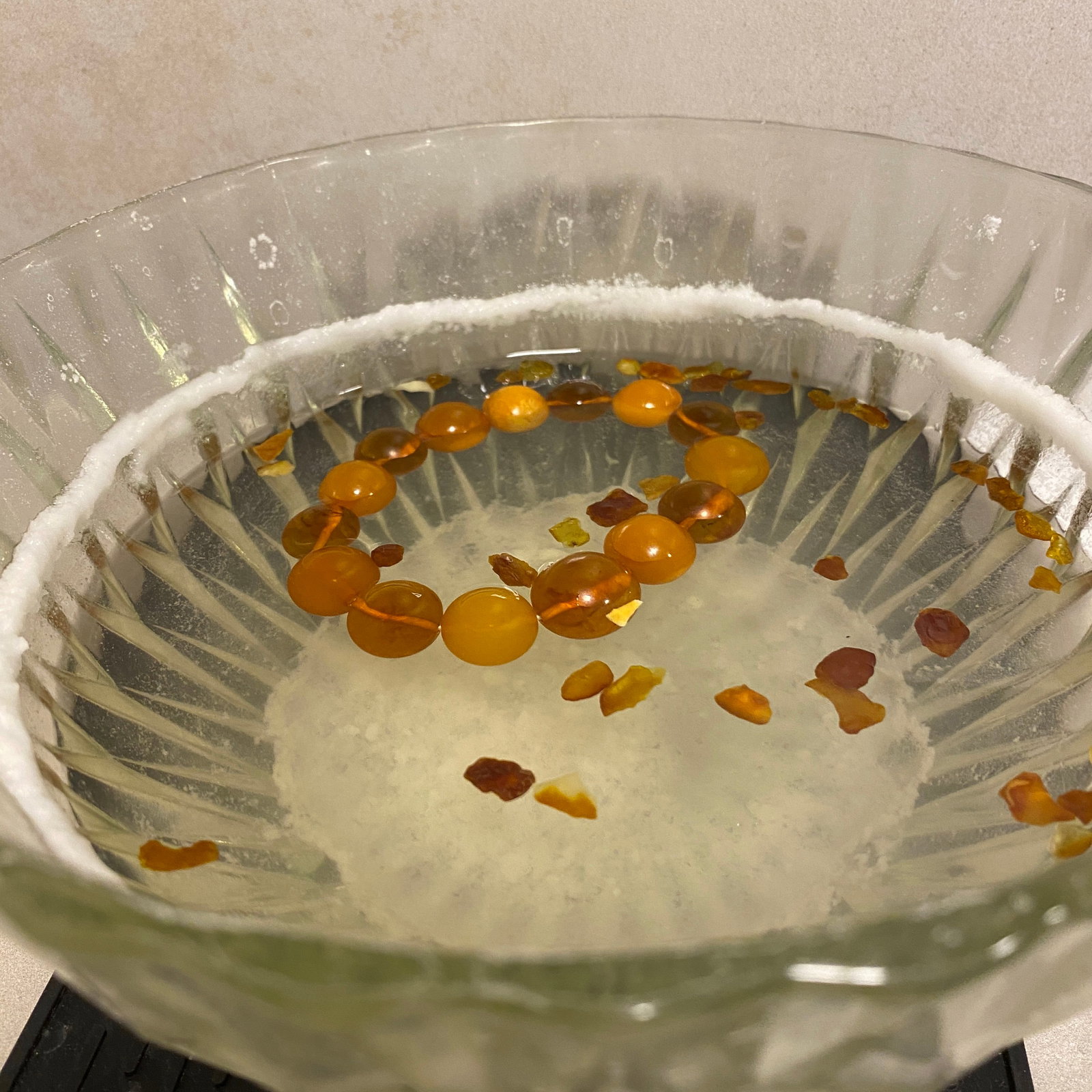 Beautiful Unique Vintage Amber Bracelet made from Round Amber beads - 9