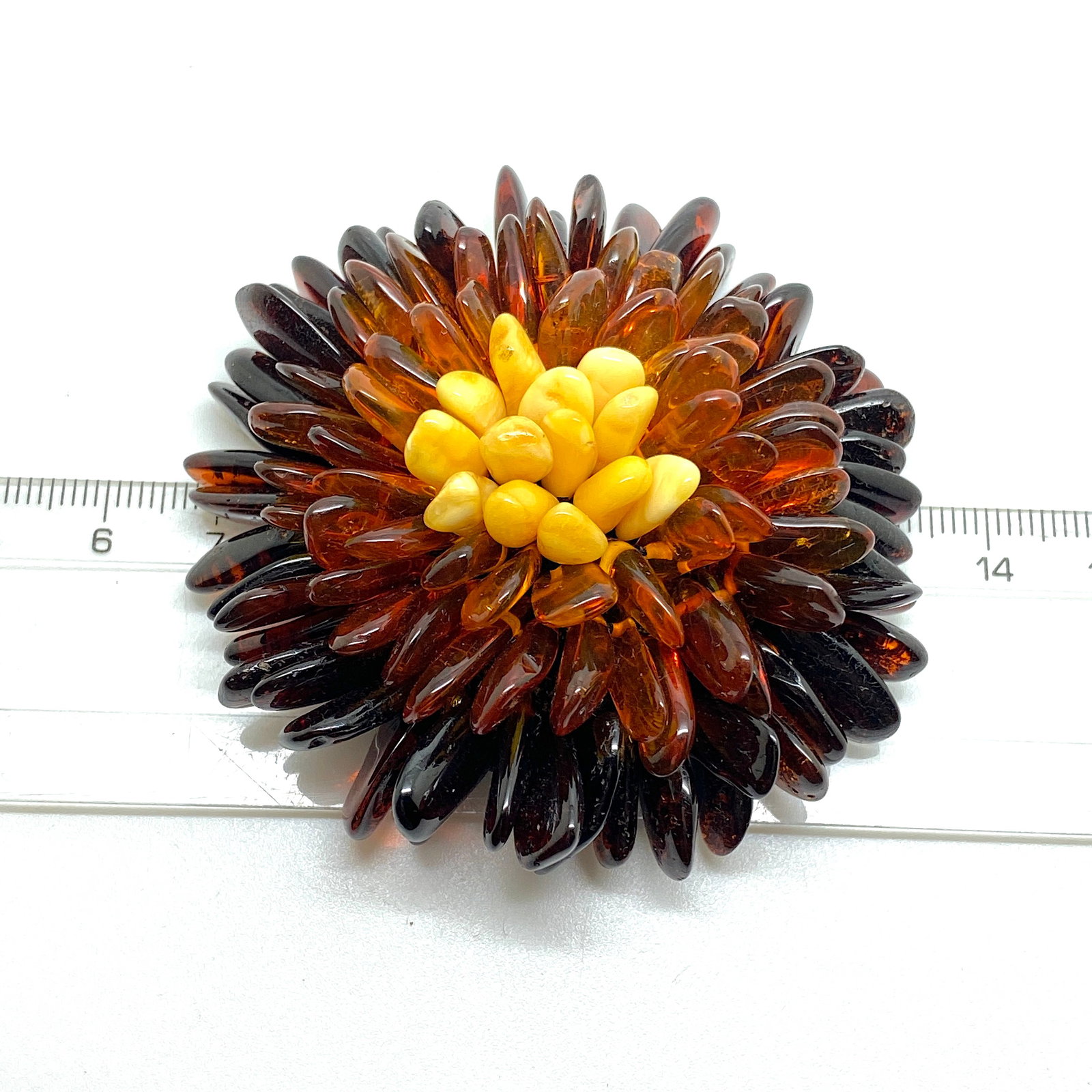 Stunning Amber Brooch - 7
