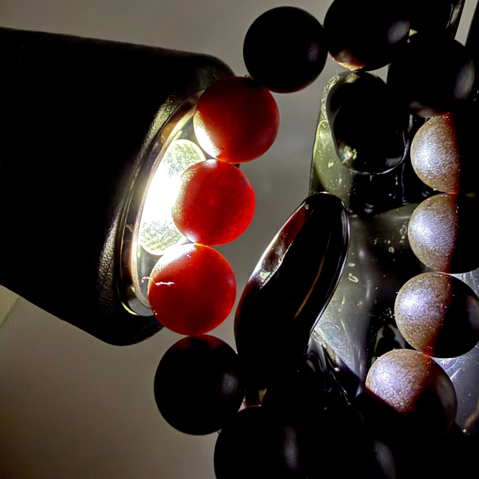 Unique and Exquisite Amber Bracelet made from Round Amber beads - 5