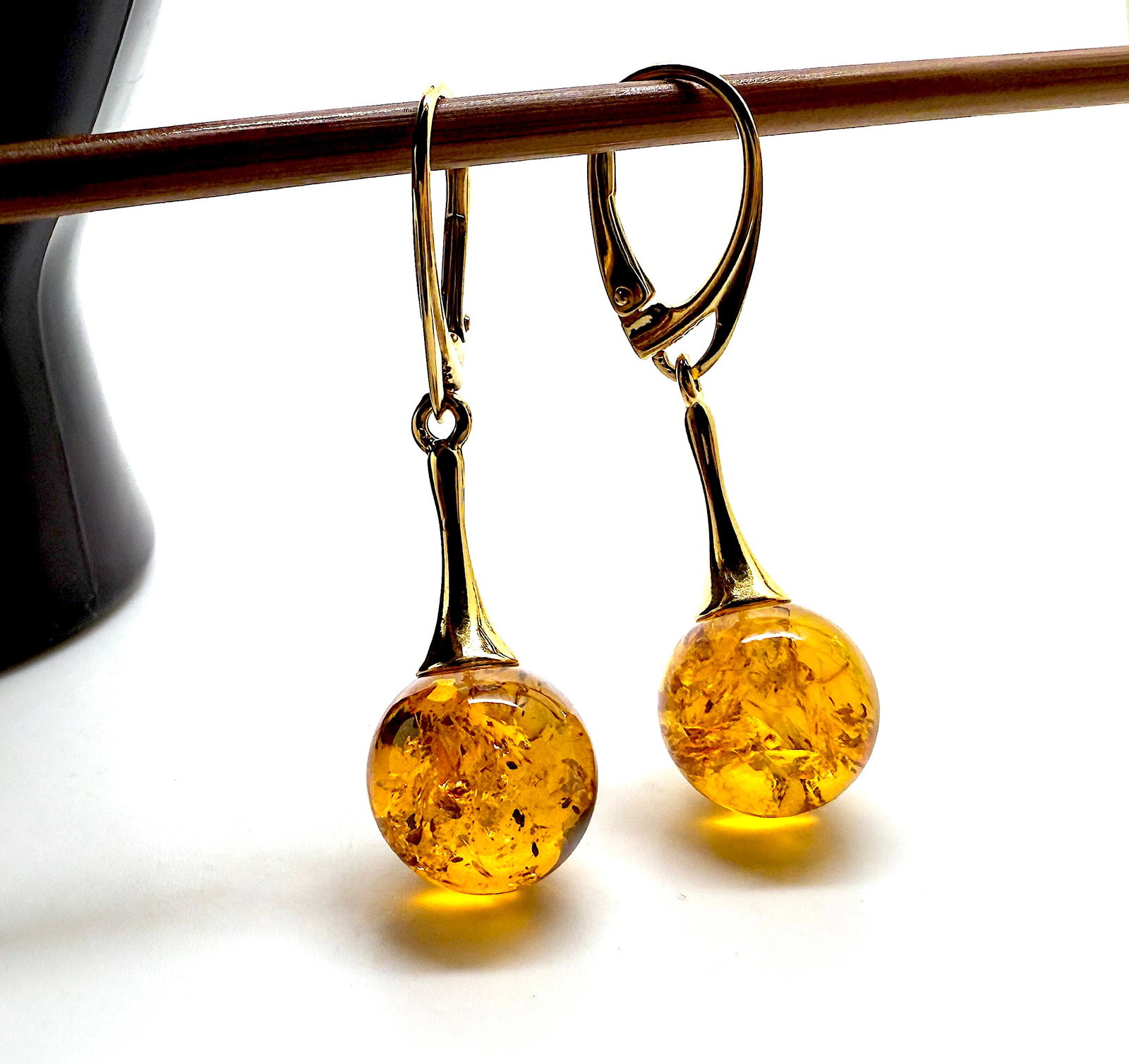 Astonishing Amber Earrings - 2