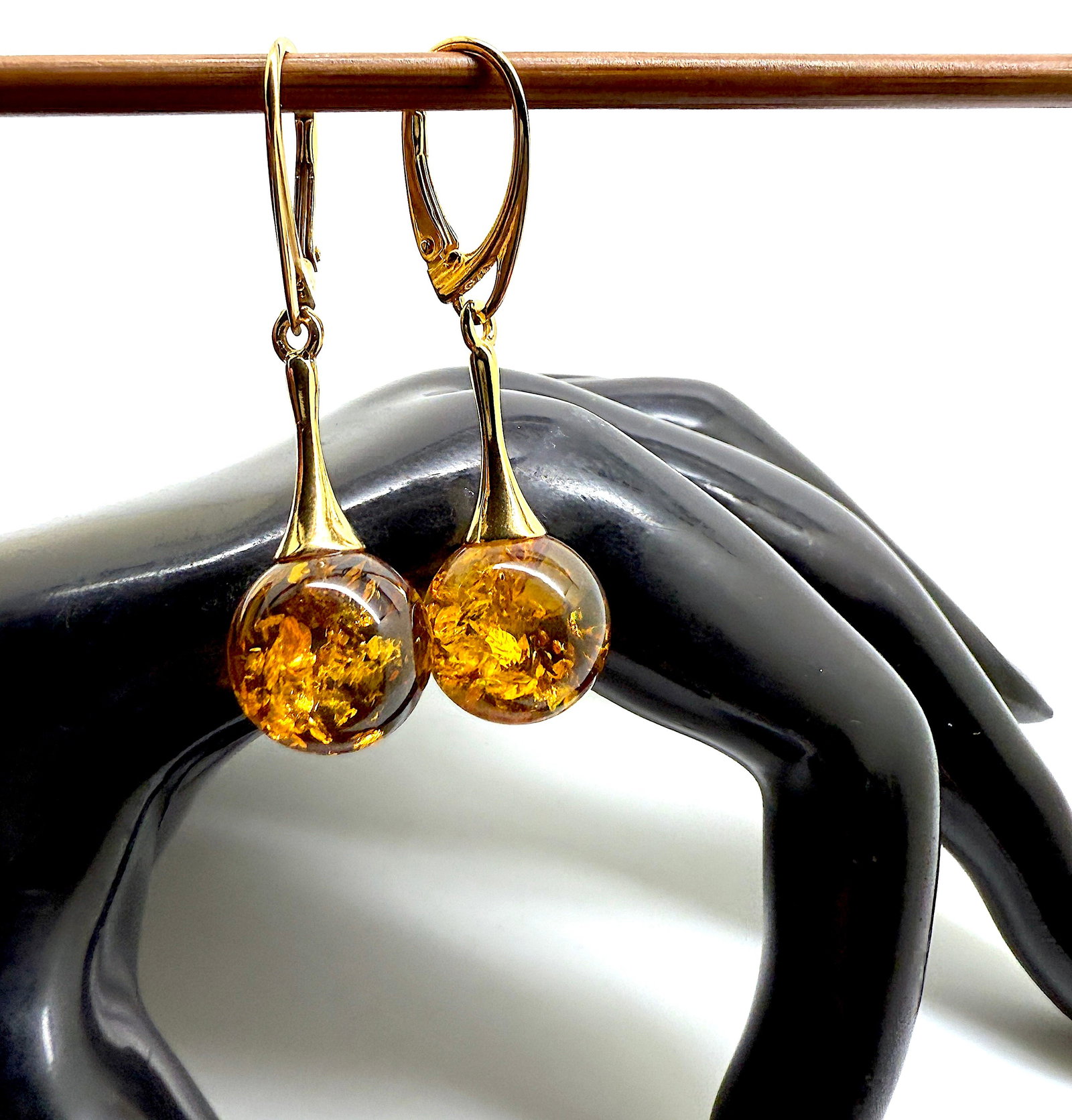 Astonishing Amber Earrings - 6