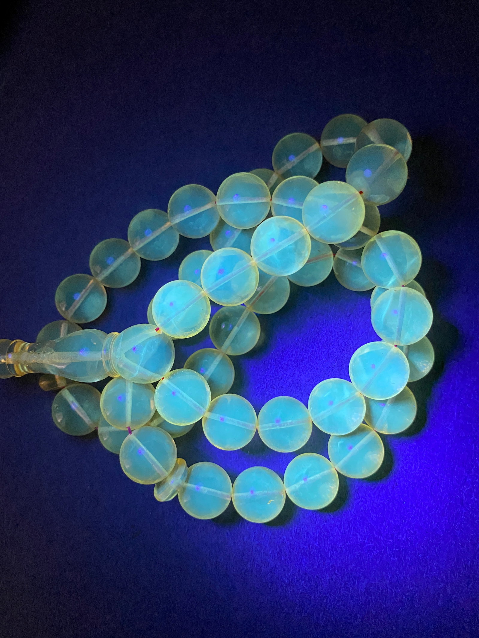 Grand Amber Tesbih made from Round Amber beads - 8