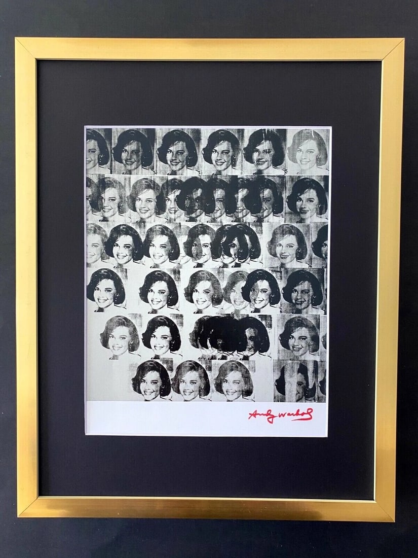Andy Warhol 1980s Natalie Wood Signed Pop Art Print Collector Ready to Hang: Title: Andy Warhol 1980s Natalie Wood Signed Pop Art Print Collector Ready to Hang Description: This is a Beautiful and Scarce Vintage1984 Print after Andy Warhol " NATALIE WOOD " FACSIMILE SIGNED IN