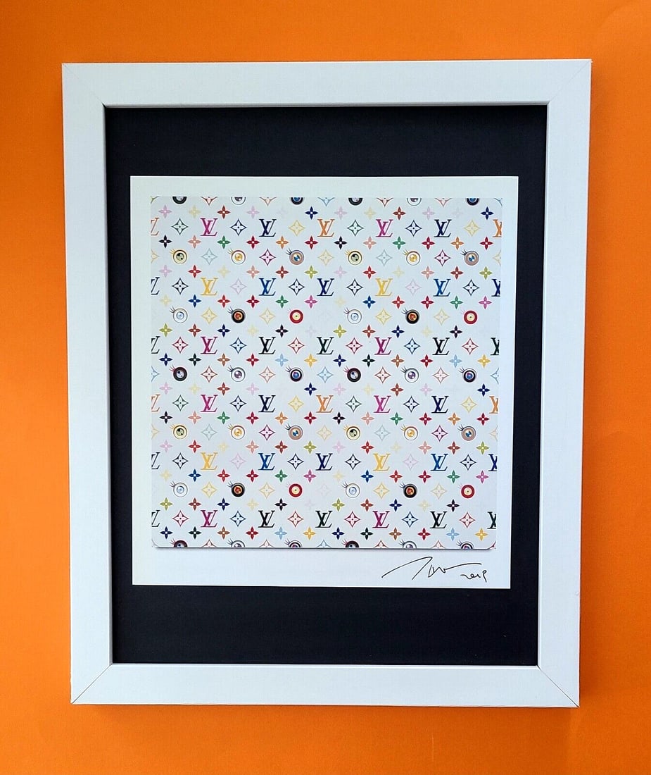 Framed Takashi Murakami Art Print Japan 14x11 Pop Art Collectible - 2