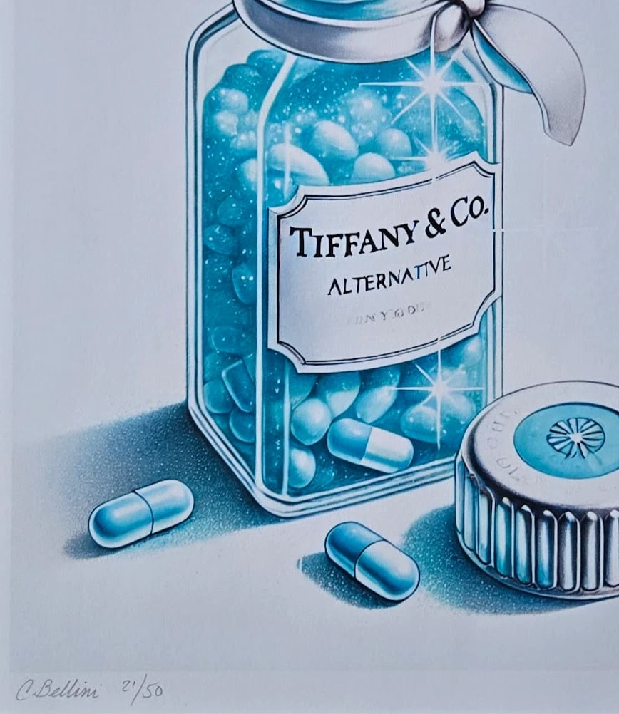 CHIARA BELLINI | TIFFANY'S COMFORT PILLS Hand Signed Authentic Print with COA - 4