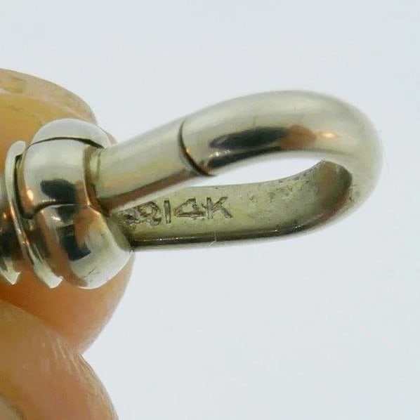 14k White Gold Onyx Seed Pearl Watch Chain Bracelet - 4