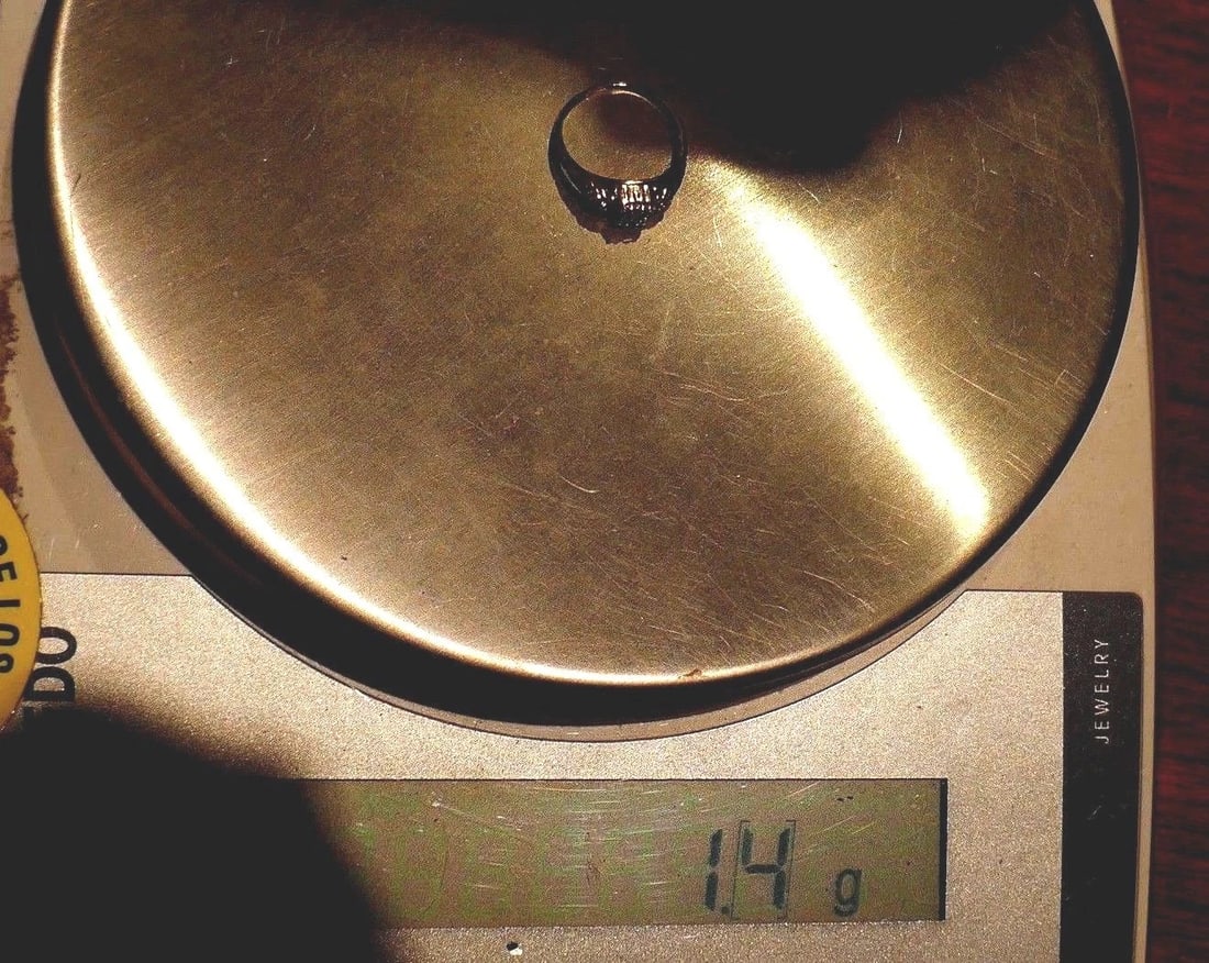 14k Yellow White Gold Diamond Ring - 9