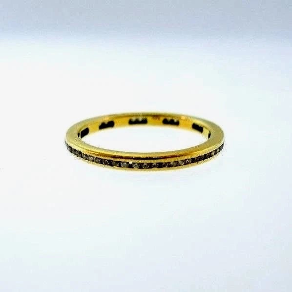 14k Yellow Gold Diamond Vintage Ring - 3