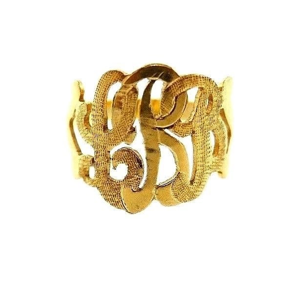 14k Yellow Gold Victorian Filigree Ring - 2