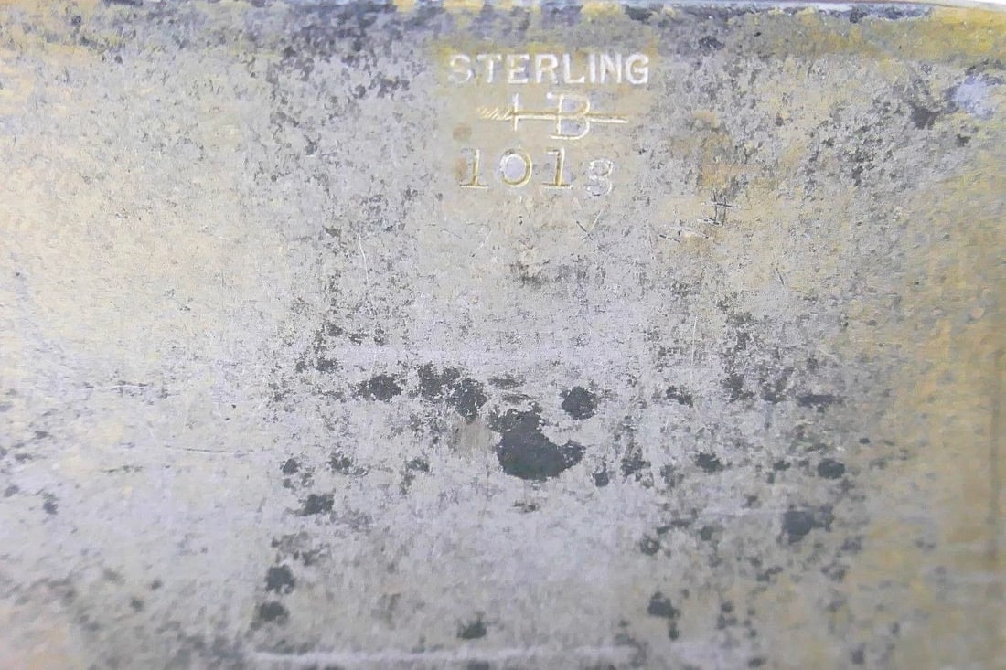 Antique Sterling Silver Compact - 10