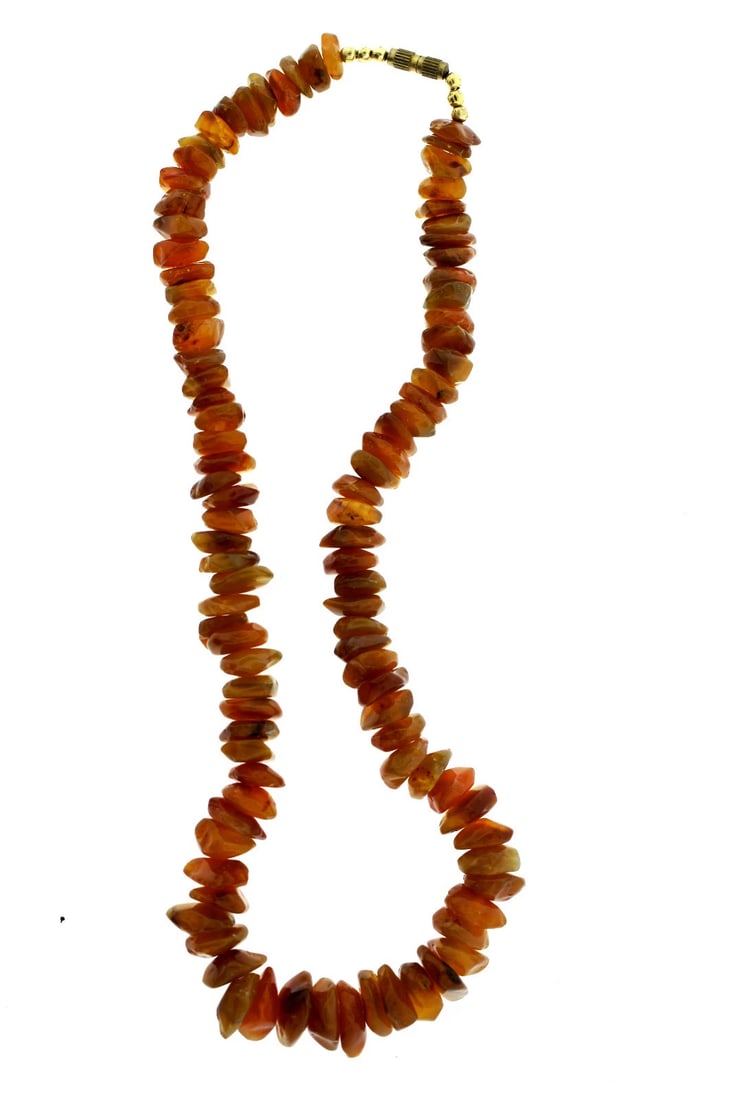 BALTIC AMBER NECKLACE STRAND GREAT GIFT - 2