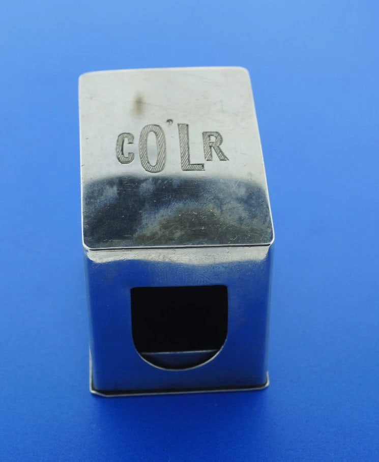 C.1930 BLACK STARR GORHAM STERLING SILVER STAMP BOX STAMPED - 5