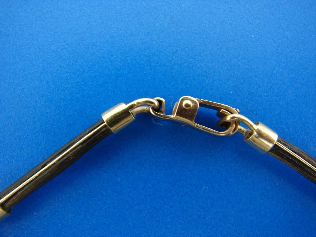 CHIC 9ct & Wood Bracelet Circa 1970s - 3