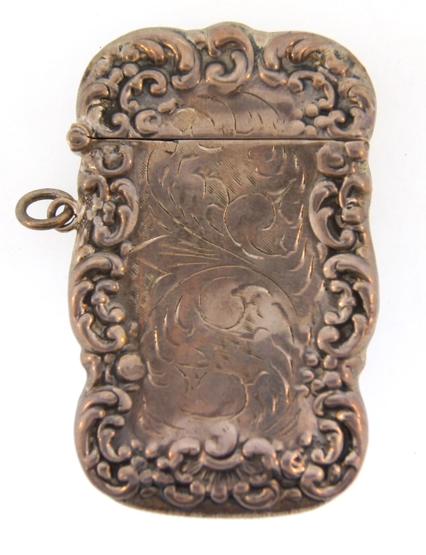 COOL European Sterling Silver Match Box/Pendant Circa 1900! - 2