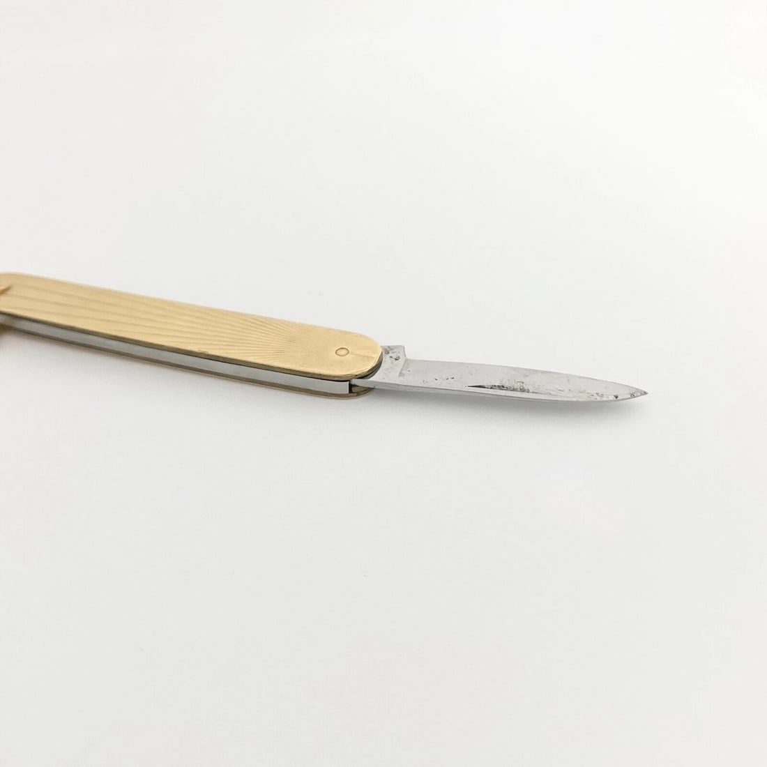 Latama Italy 2-Blade Pocket Knife 14K Yellow Gold Stainless Steel, 17.66 Grams - 7