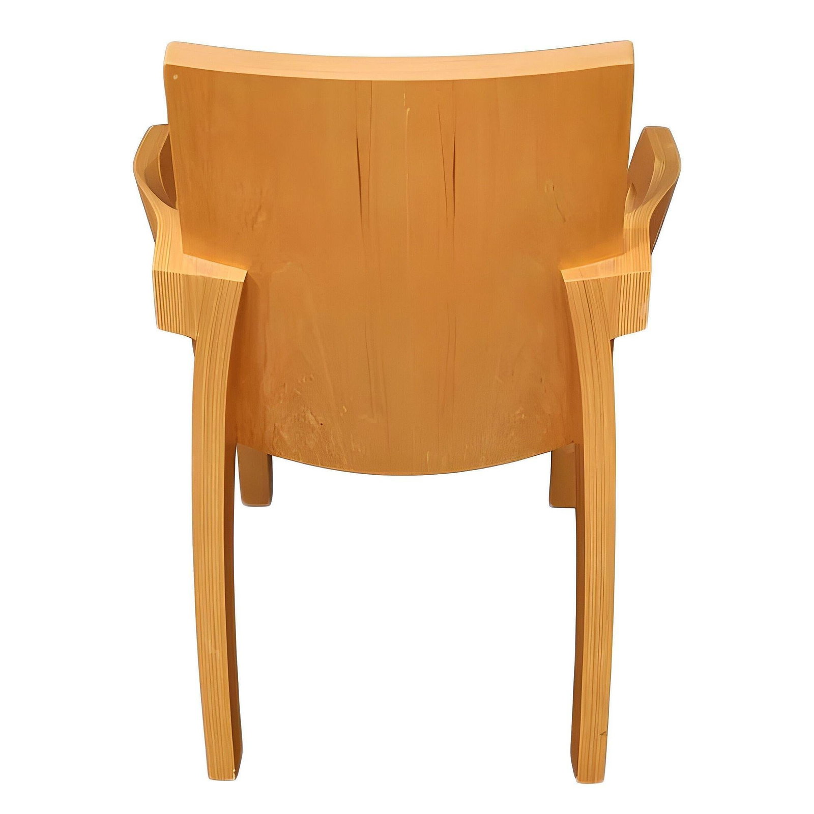 Dakota Jackson Maple Wood "Library" armchairs, Set of Four - 5