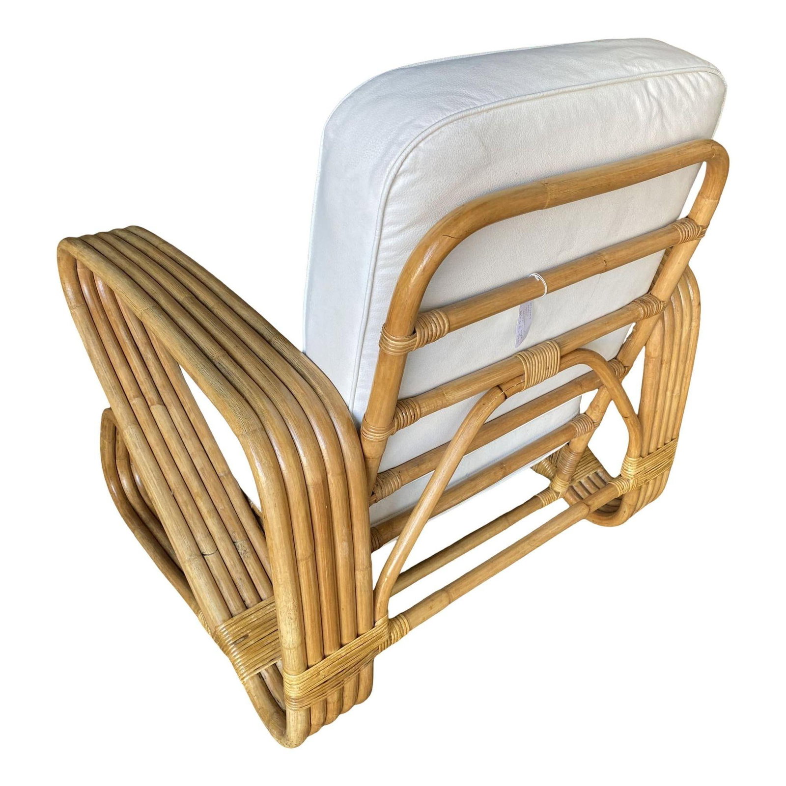 Restored 5-Strand 'Double Triangle' Lounge Chair W/ Floating Seat - 3