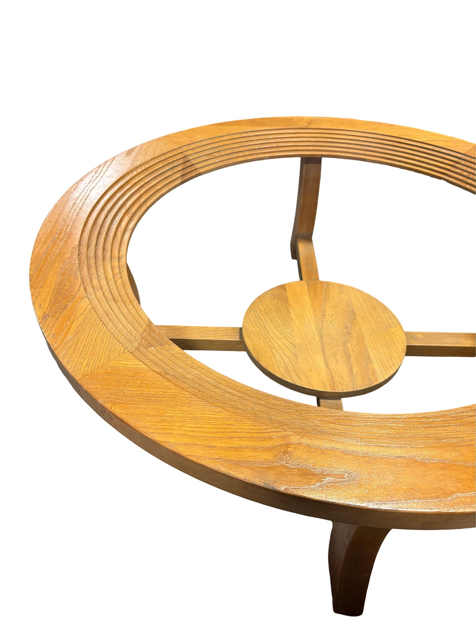 Paul Frankl Oak Stepped Cerused Coffee Table for Brown Saltman - 9