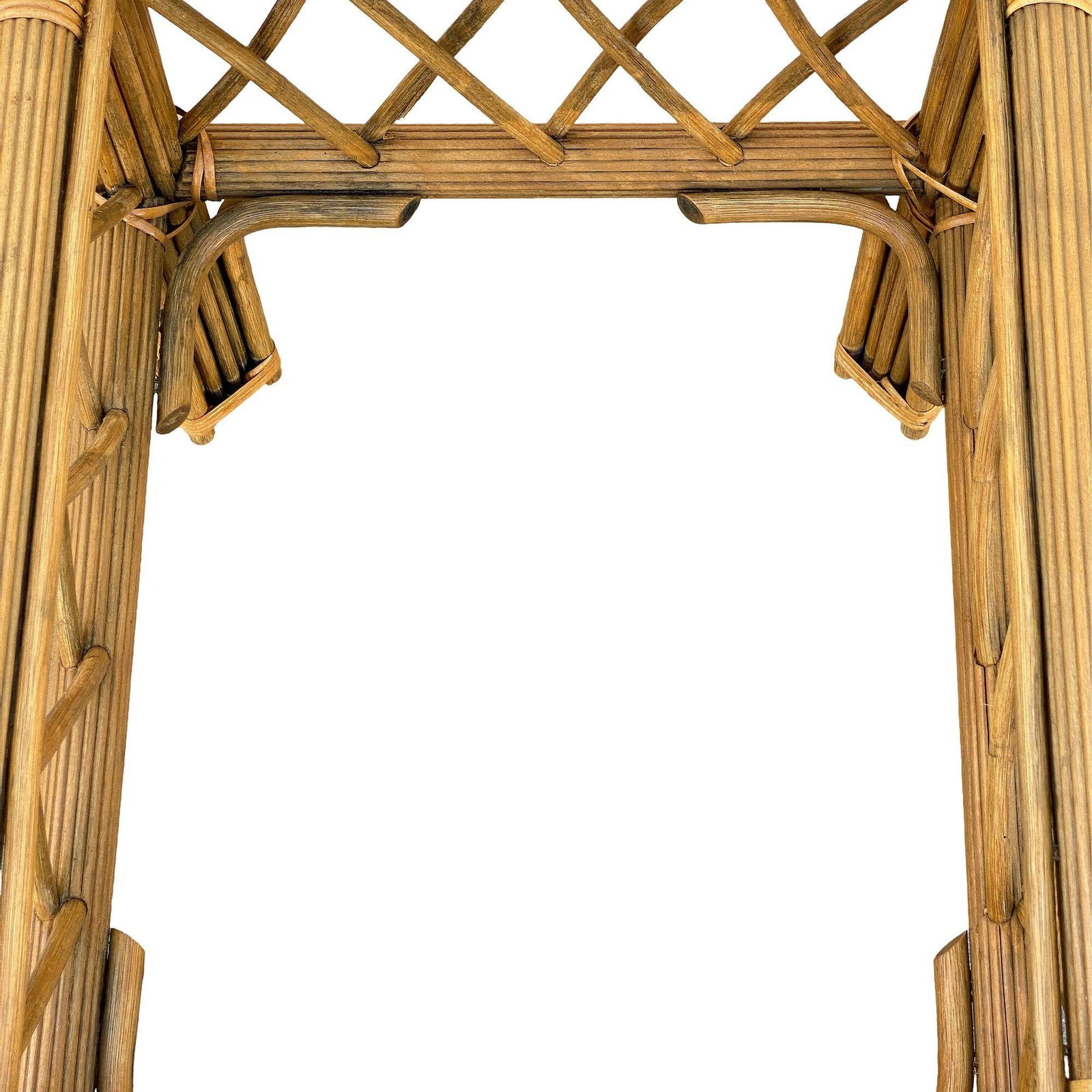 Art Deco "President" Stick Reed Rattan Coffee & Side Table set - 16