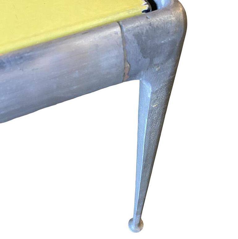 Mid Century Aluminum Dining Table w/ Enameled Tabletop by Richard Shultz, 1966 - 3