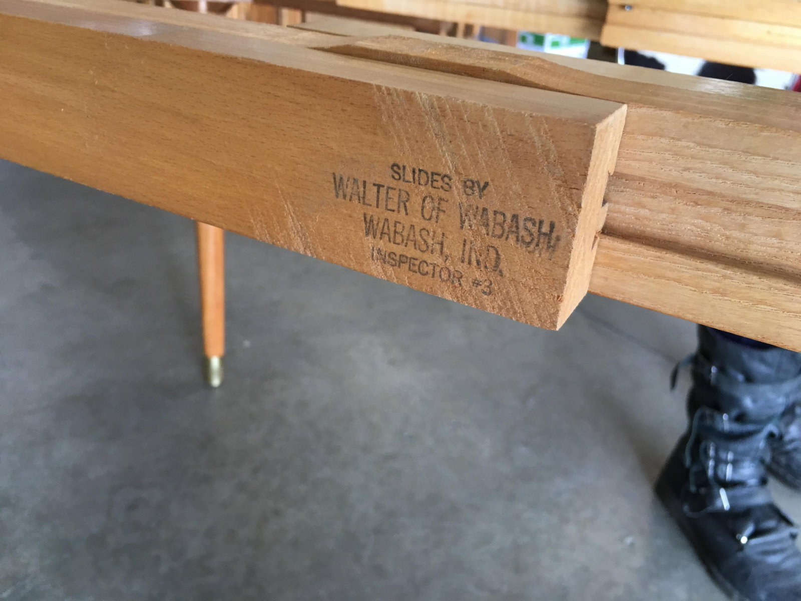 Brown Saltman Mahogany Extendable Dining Table by John Keal - 3