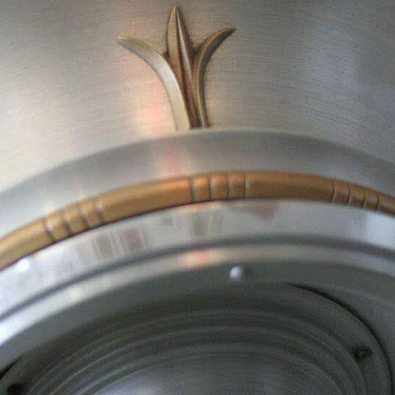 Aluminum Ceiling Pendant with Neoclassical Accents - 5