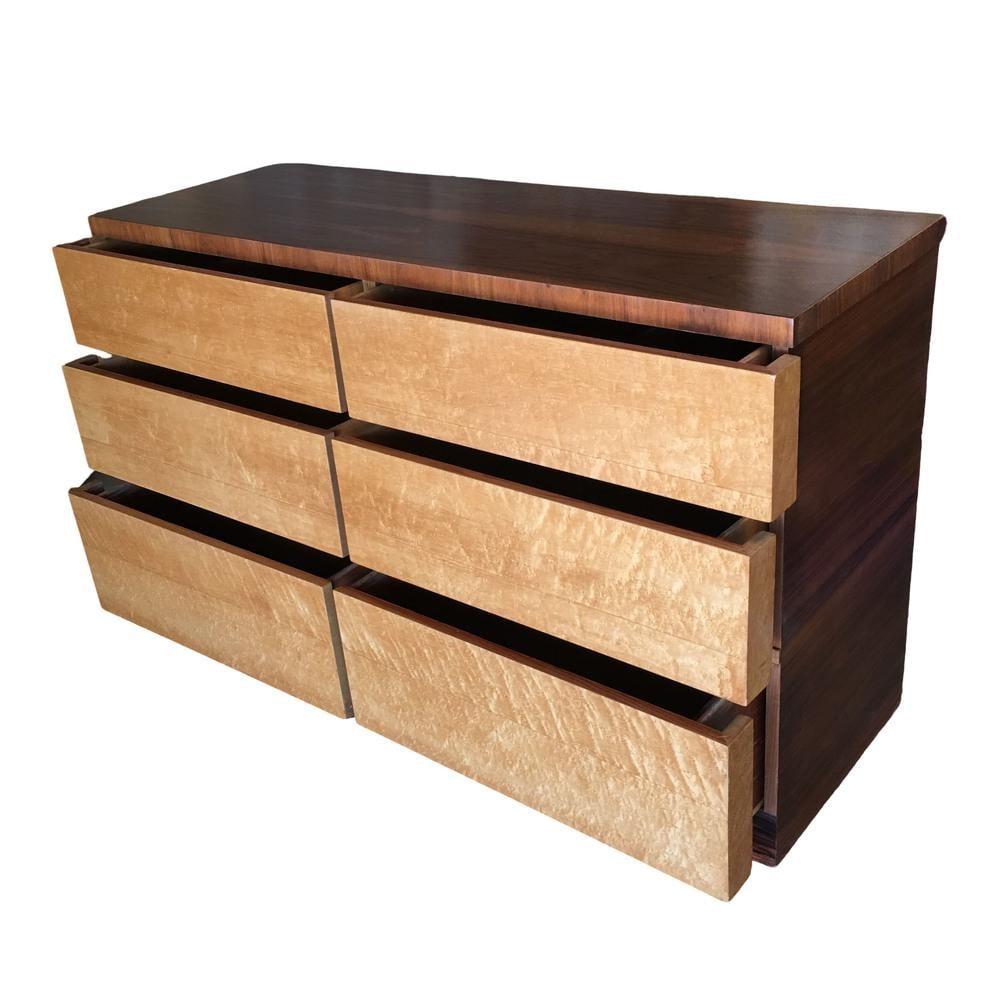 Eliel Saarinen Inspired Streamline Moderne 6-Drawer Dresser - 16